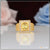 1 Gram Gold Plated Yellow Stone With Diamond Funky Design Ring For Men - Style B181