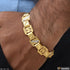 1 Gram Gold Plated Sophisticated Design Best Quality Bracelet for Men - Style C501