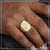 1 Gram Gold Plated Superior Quality Hand-Crafted Design Ring for Men - Style B300