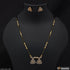 1 Gram Gold Plated With Diamond Best Quality Mangalsutra Set For Women - Style A188