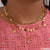 3 Line Heart Charming Design Golden Color Necklace for Women - Style LNKA033