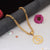 9 Number Sophisticated Design Gold Plated Chain Pendant