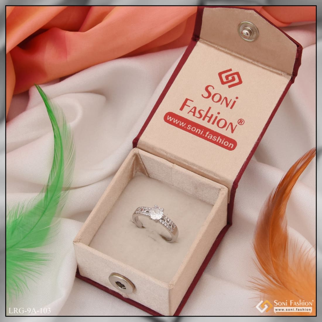 Elegant Design Silver 925 Chandi Ring for Women - Mystic Zircon