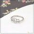 92.5 Sterling Silver with Diamond Decorative Design Ring for Ladies - Style LRG-113