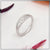 92.5 Sterling Silver Diamond Decorative Design Ring - Ladies Style LRG
