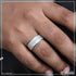 92.5 Sterling Silver with Diamond Extraordinary Design Ring for Men - Style B498