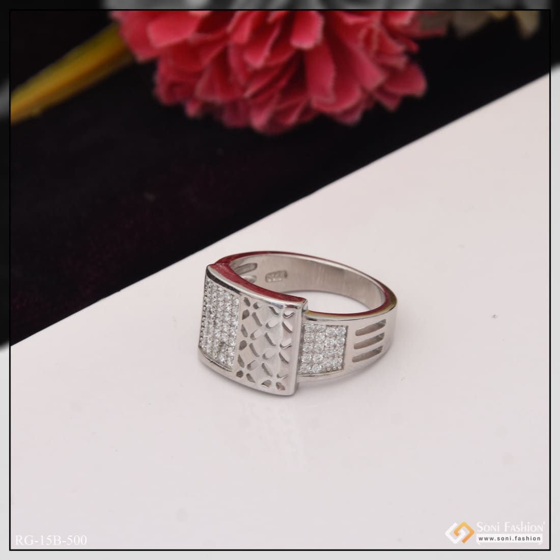 Stylish Silver Ring – Jewllery Design