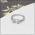 92.5 Sterling Silver with Diamond Fashion-Forward Ring for Ladies - Style LRG-112