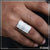 92.5 Sterling Silver With Diamond Fashionable Design Ring