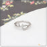92.5 Sterling Silver with Diamond Hand-Crafted Design Ring for Lady - Style LRG-118