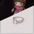 92.5 Sterling Silver With Diamond Brilliant Design Ring For