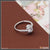 92.5 Sterling Silver With Diamond Eye-catching Design Ring