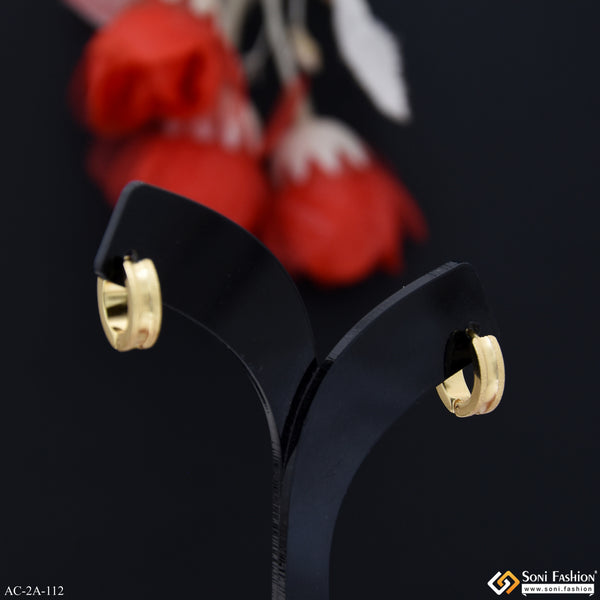 Fabulous Design Stainless Steel Stud Earring for Men (2 Pc) - Style A112