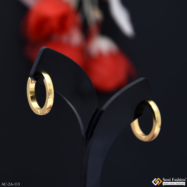 Fashionable Design Stainless Steel Stud Earring for Men (2 Pc) - Style A113