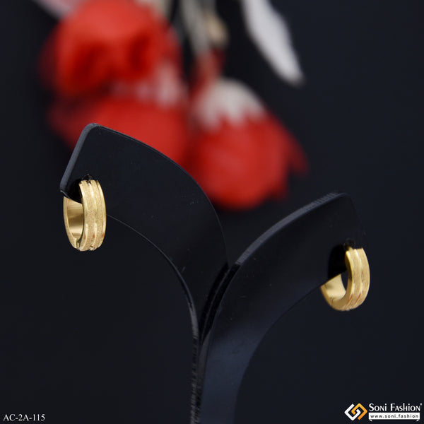 Amazing Design Stainless Steel Stud Earring for Men (2 Pc) - Style A115