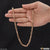Amazing Design with Diamond Latest Design Rose Gold Chain for Men - Style D093