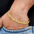 Amazing with Diamond Traditional Design Gold Plated Bracelet for Men - Style C956