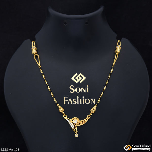 Artisanal Design Gold Plated Mangalsutra for Women - Style A874