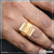 Attention-Getting Design High Quality Gold Plated Ring for Men - Style B542