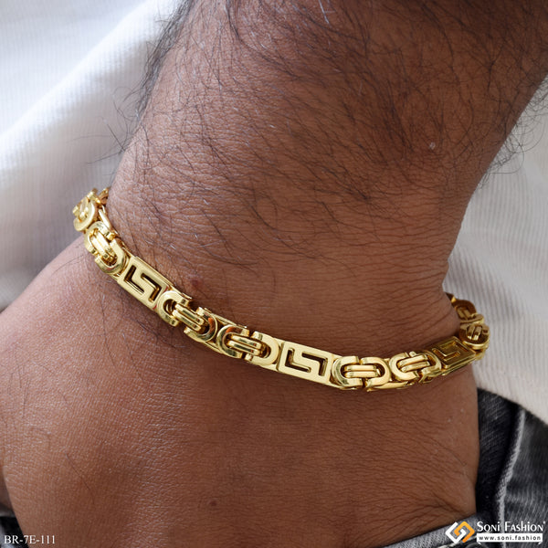 Awesome Design Stainless Steel Link Bracelet for Men - Style E111