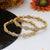 Chic Design with Diamond Best Quality Gold Plated Bangles for Lady - Style A022