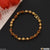 Finely Detailed Design Gold Plated Rudraksha Bracelet for Men - Style D003