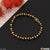 Best Quality Elegant Design Gold Plated Rudraksha Bracelet for Men - Style D007