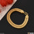 2 Line Snake Design Best Quality Gold Plated Bracelet for Men - Style D009