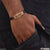 Ram with Diamond Best Quality Easy-To-Maintain Design Gold Plated Bracelet - Style B023