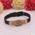 Om with Diamond Distinctive Design Best Quality Gold Plated Bracelet for Men - Style B025