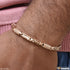 Fabulous Design Excellent Design Rose Gold Color Bracelet for Men - Style D026