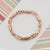 Chic Design Gorgeous Design Rose Gold Color Bracelet for Men - Style D031