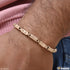 Charming Design Amazing Design Rose Gold Color Bracelet for Men - Style D038