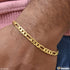 Sachin Fancy Design High-Quality Gold Plated Bracelet for Men - Style D043