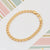 Ring Into Ring Fashionable Design Gold Plated Bracelet for Men - Style D048