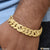1 Gram Gold Plated Pokal Sophisticated Design Bracelet for Men - Style D080