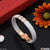 Distinctive Design Best Quality White & Rose Gold Bracelet for Men - Style B792