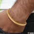 1 Gram Gold Plated Snake Design Glittering Design Bracelet for Men - Style C991