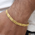 1 Gram Gold Plated Nawabi Stylish Design Best Quality Bracelet for Men - Style C992