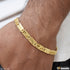 1 Gram Gold Plated Nawabi Finely Detailed Design Bracelet for Men - Style C995