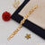 1 Gram Gold Plated Glittering Design Glamorous Design Bracelet for Men - Style C497