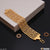 3 Line with Diamond Stylish Design Best Quality Gold Plated Bracelet - Style B297