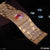 Jay Mogal Photo With Diamond Graceful Design Gold Plated Bracelet - Style A322