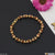 Awesome Design Funky Design Gold Plated Rudraksha Bracelet for Men - Style D100