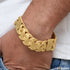 1 Gram Gold Plated Pokal Exciting Design High-Quality Bracelet for Men - Style C840