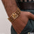 Ganpati with Diamond Best Quality Elegant Design Gold Plated Bracelet - Style B593