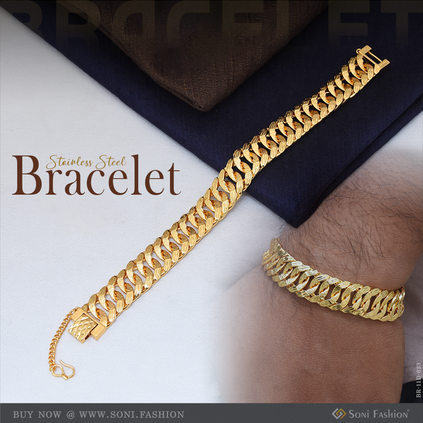Funky Design Stainless Steel Bracelet for Men - Style D623