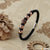 Very Best Black Leather Braided Multi-Layer Bracelet with Diamonds - Style A633