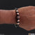 Very Best Black Leather Braided Multi-Layer Bracelet with Diamonds - Style A633