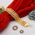 1 Gram Gold Forming - 2 Line Best Quality Gold Plated Bracelet For Men - Style B742